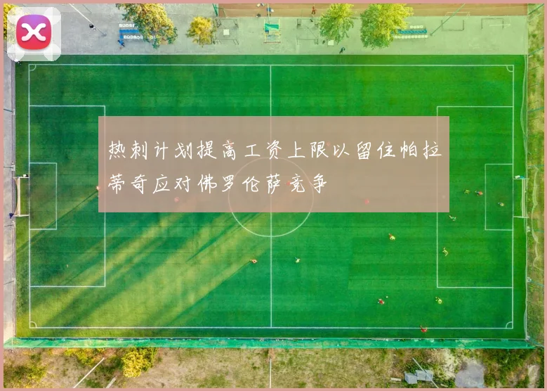 热刺计划提高工资上限以留住帕拉蒂奇应对佛罗伦萨竞争